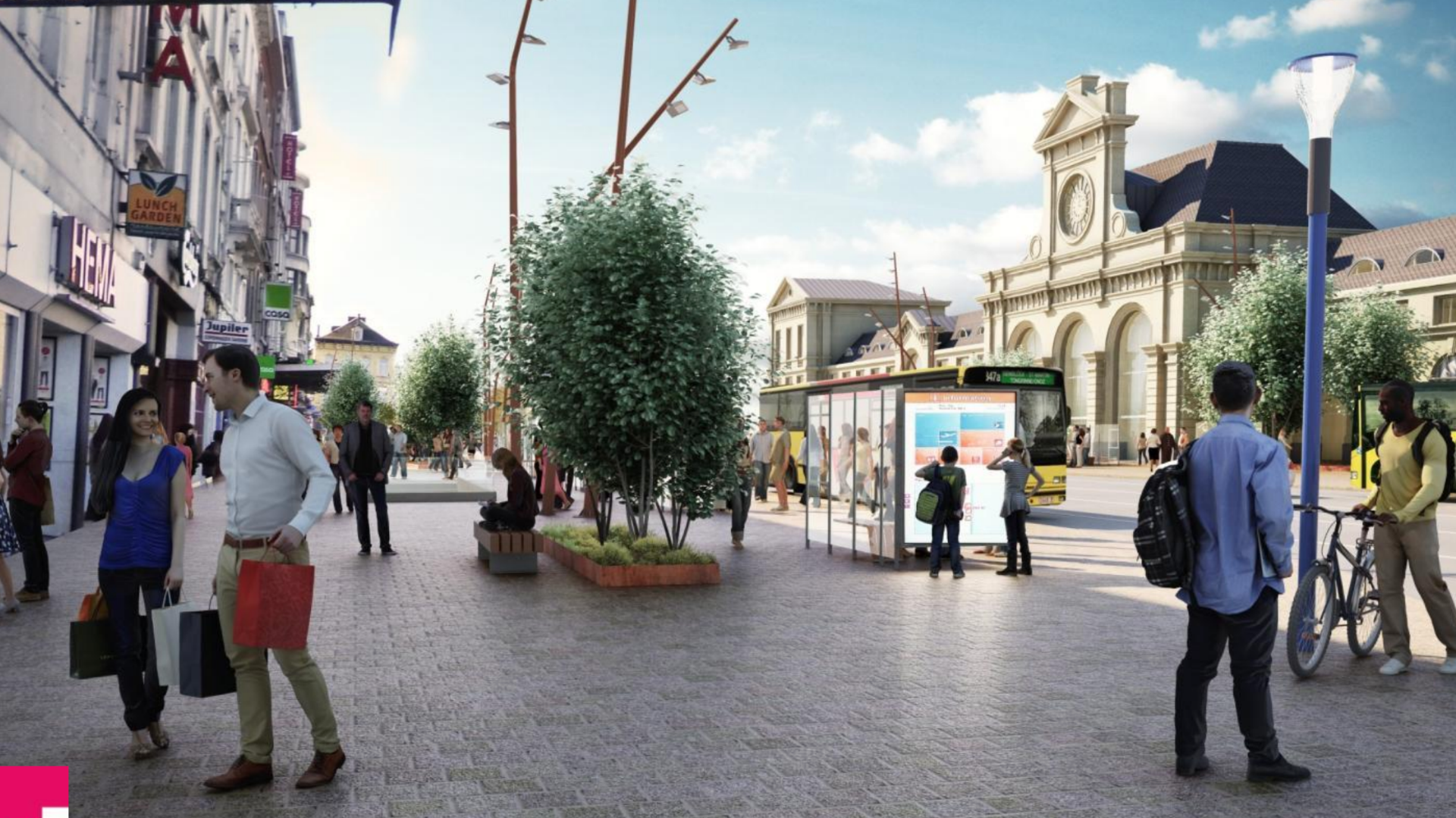 Travaux place de la Station à Namur : l'entreprise pourrait payer jusqu'à 8.000€ par jour pour son retard