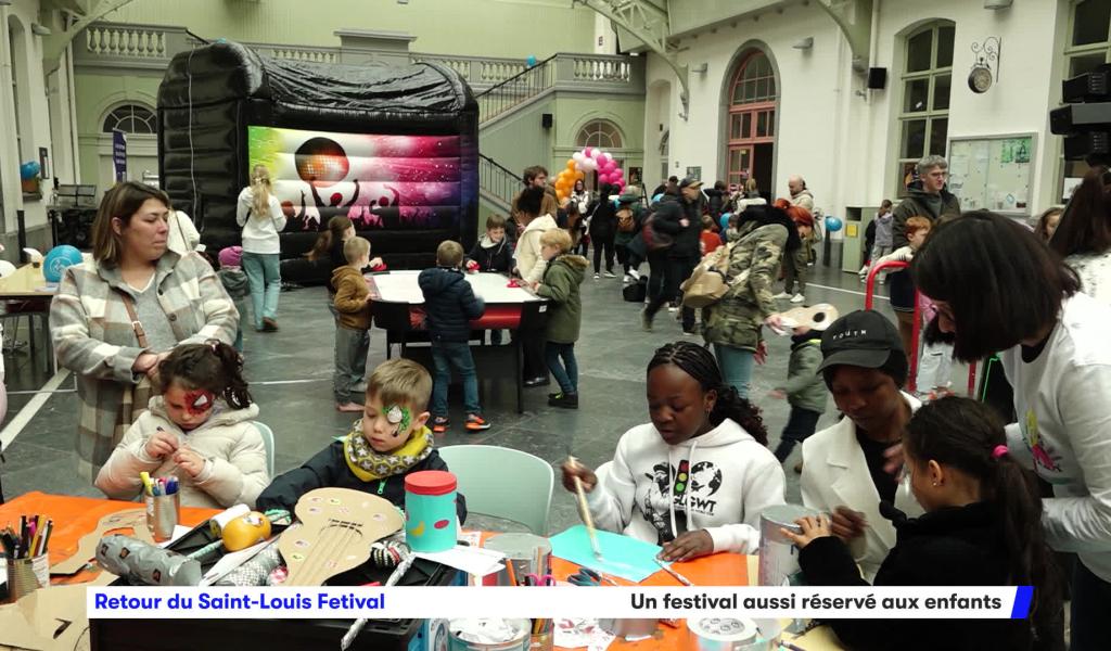 Les enfants prennent possesion du Saint-Louis Festival