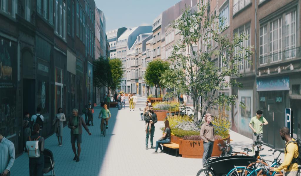 Création d'une zone de rencontre à Namur: les travaux rue Émile Cuvelier ont commencé