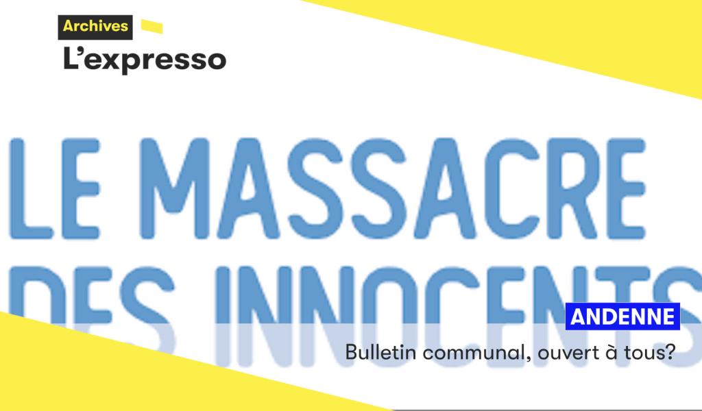 L’expresso : Éditorial polémique à Andenne, recours contre Charleroi Airport et marché de Noël à Philippeville