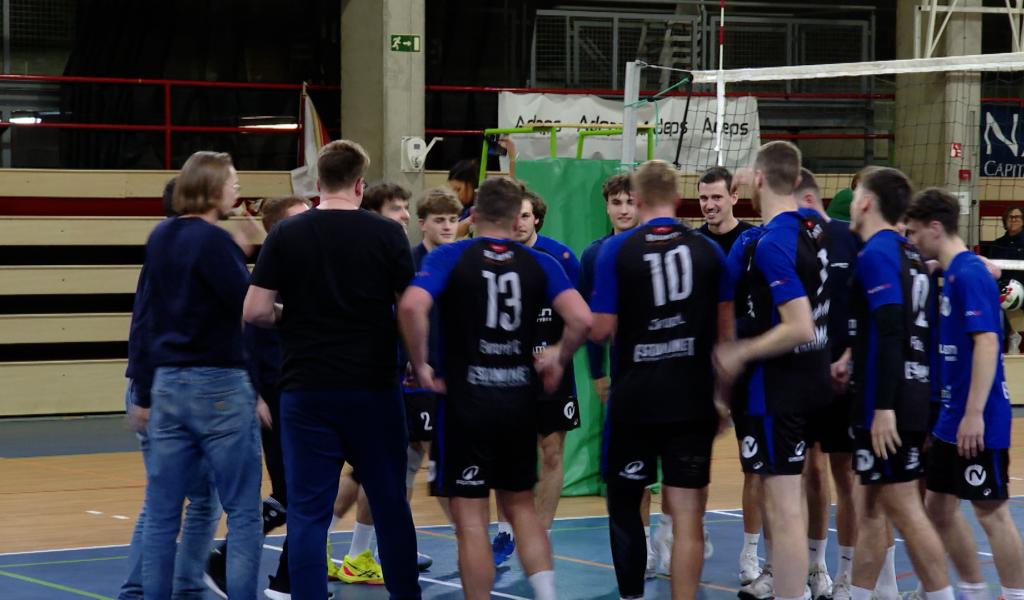 Nationale 2B : le Volley Namur s'impose face à Bruxelles dans un match tendu, "Notre objectif, c'est le top 6"