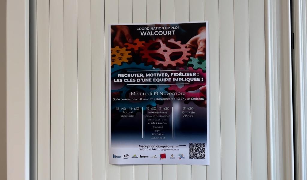 Walcourt : la Coordination Emploi aide les entreprises à construire des équipes solides