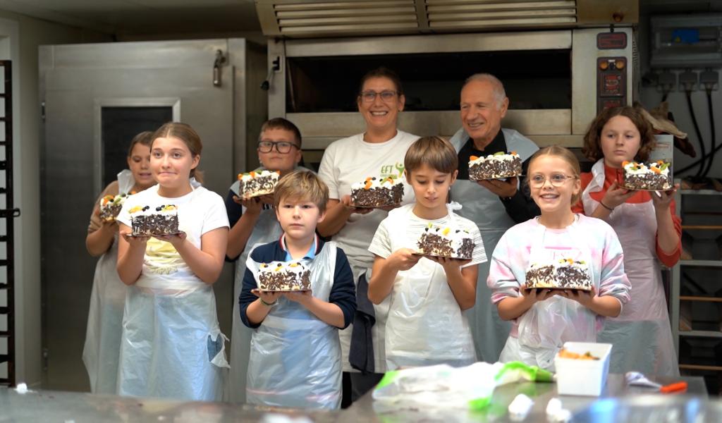 Pour ces sept enfants, c'était la cerise sur le gâteau !