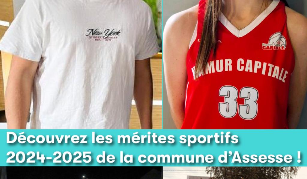 Zoé Gémine et Corentin Marion mérites sportifs d'Assesse, Joachim Gérard à l'honneur
