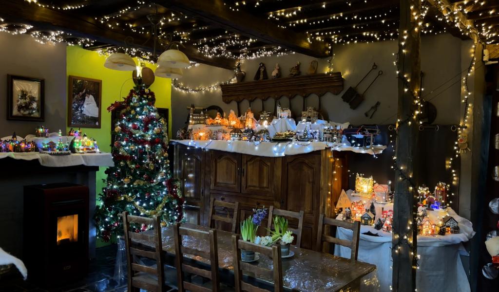 Philippeville - Plus de 140 maisonnettes illuminent chaque hiver une maison à Fagnolle