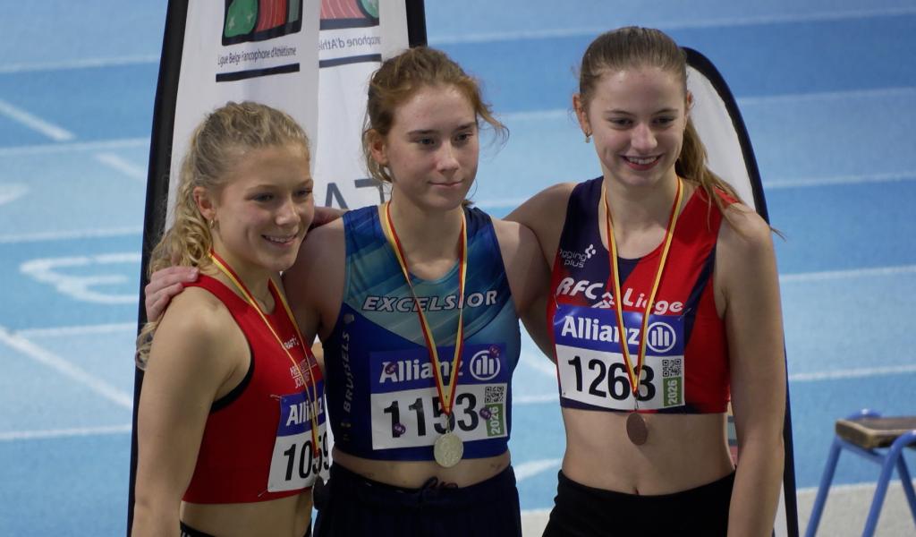 Championnats LBFA Indoor : Adèle Duez et Romain De Lenart confirment déjà chez les scolaires