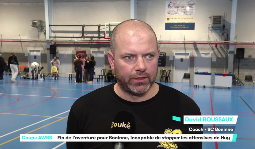 1/2 finale AWBB : Boninne - Huy réactions