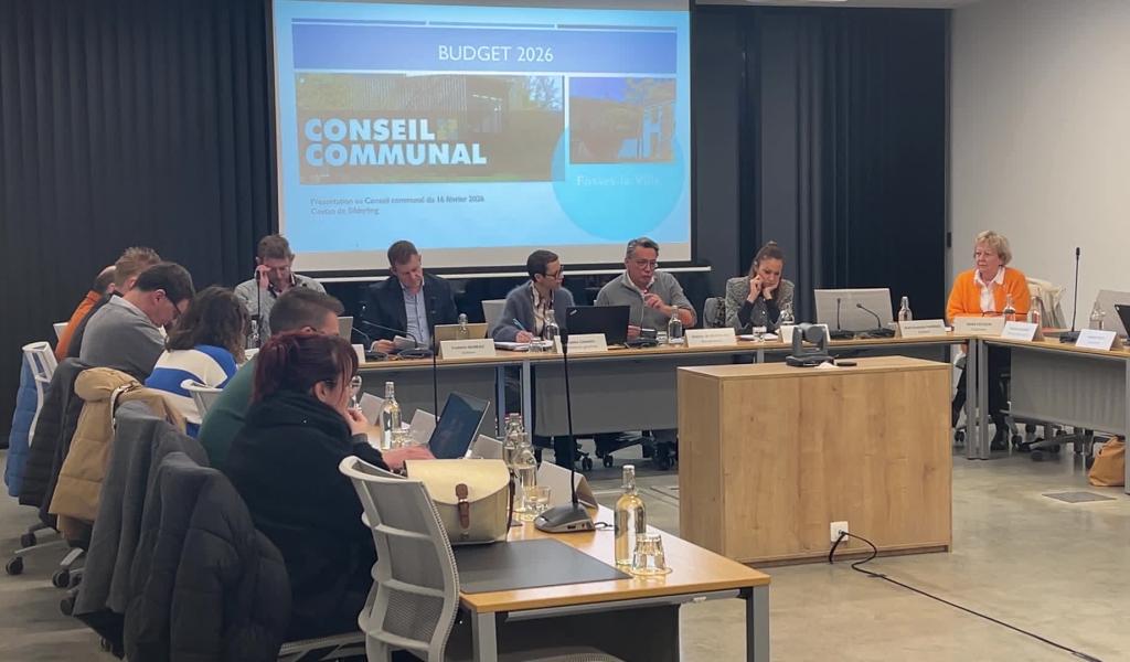Fosses-la-Ville: le budget 2026 est voté, mais...