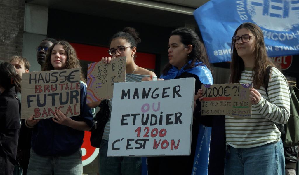 Augmentation du minerval: les étudiants en colère!