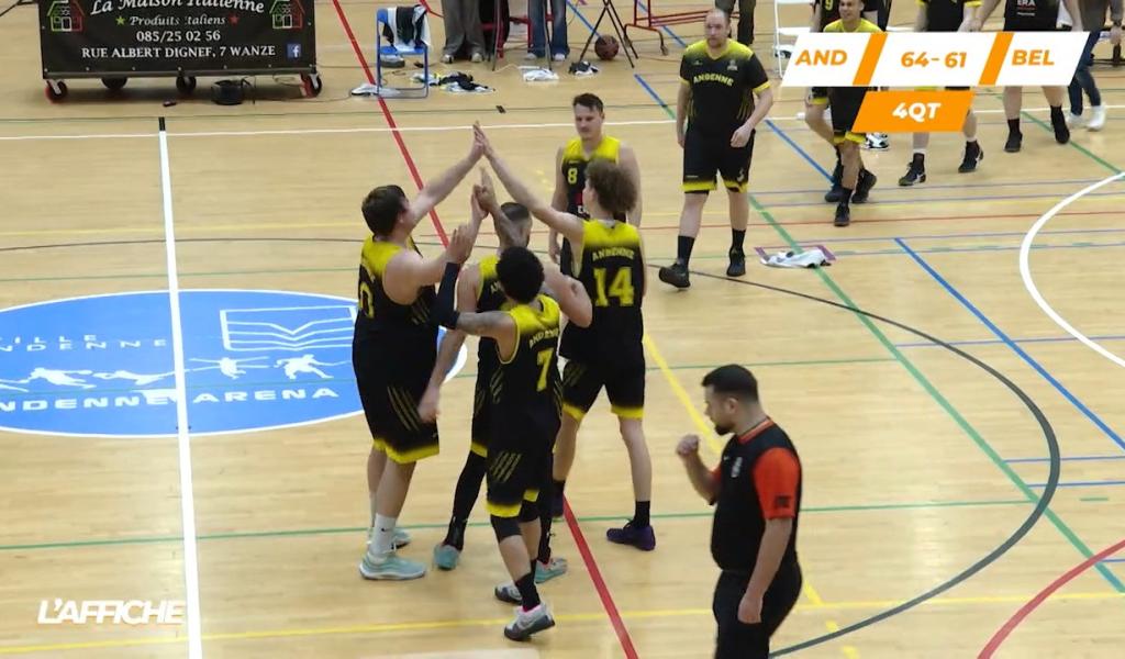 TDM2 : Andenne revient de loin dans le derby face à Belgrade