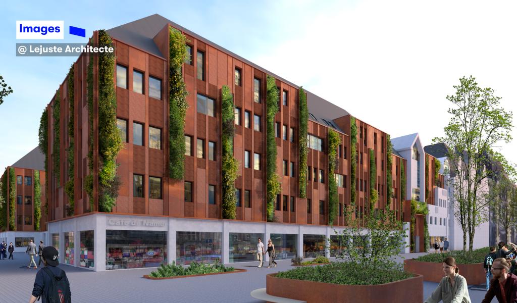 Rénovation de l'hôtel de Ville: une partie des pierres bleues reste à Namur