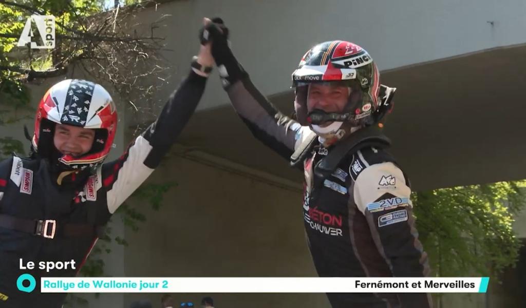Le Sport spécial Rallye de Wallonie avec Adrian Fernémont, vainqueur de cette 43e édition