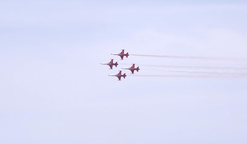 Des avions en rafale à Florennes