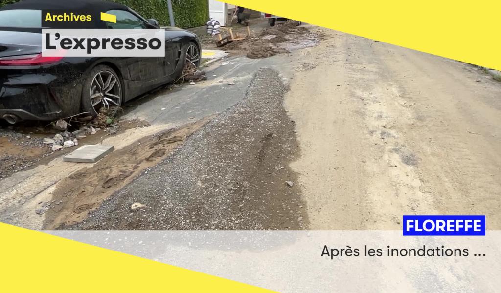 La suite des inondations à Floreffe et une avancée pour l'UNamur