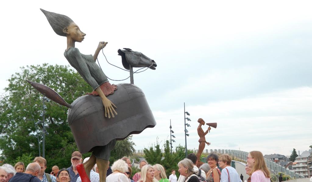 Les sculptures de Dirk De Keyzer exposées dans le cœur de Namur