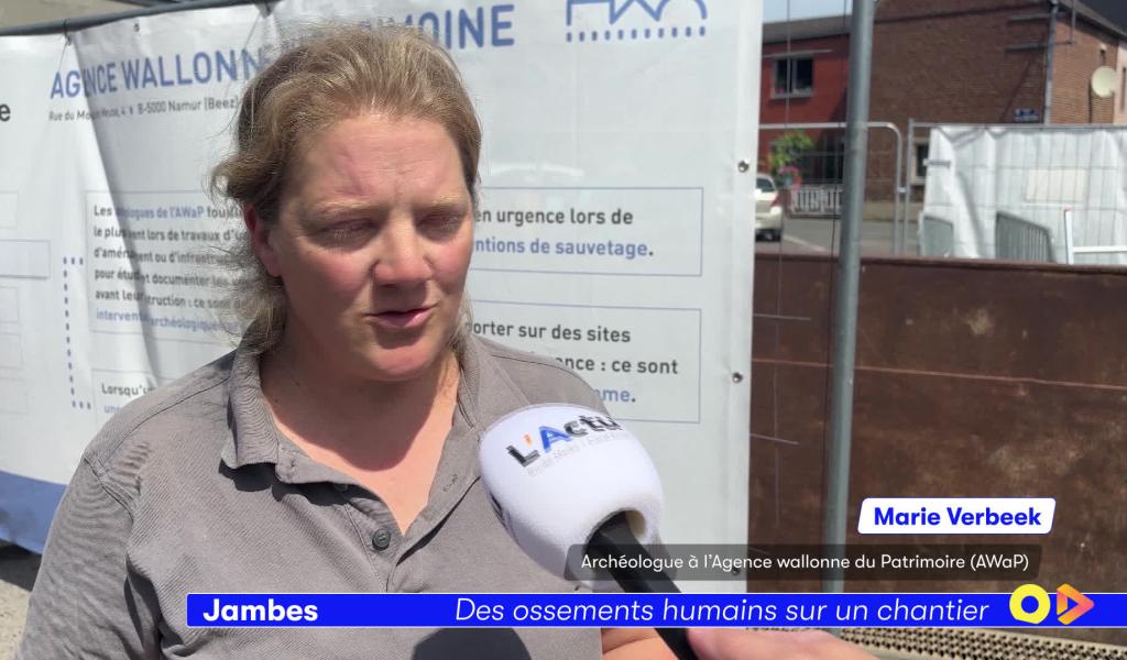 Les ossements de 28 corps découverts sur un chantier à Jambes
