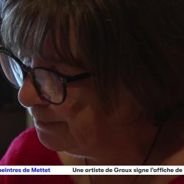 Sur le chevalet ... des toiles d'une artiste de Graux