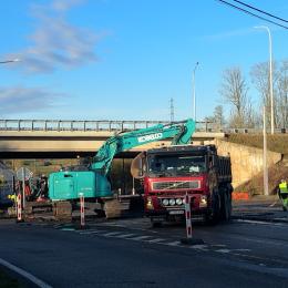 Philippeville : début des travaux du futur rond-point