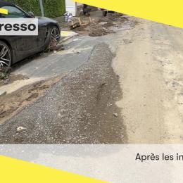 La suite des inondations à Floreffe et une avancée pour l'UNamur