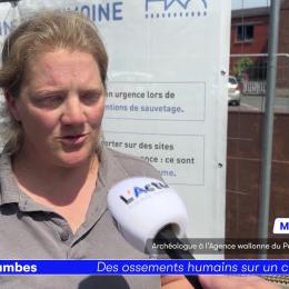 Les ossements de 28 corps découverts sur un chantier à Jambes