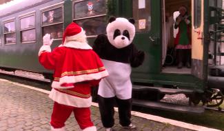 Le train du Père Noël toujours à l'heure dans les coeurs
