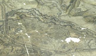 Voir la ville de Namur du 17ème siècle grâce au Grand Plan de Visscher !