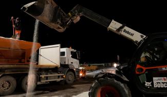 Enneigement: un service hivernal d’épandage qui tient la route