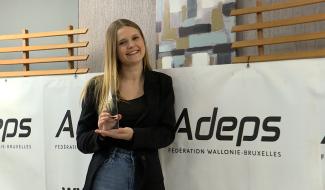 Elia Fontaine, lauréate du prix "Plus du Sport" 2023