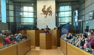 Lancement du projet "Jeunes & Aidants Proches" au parlement de Wallonie
