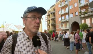 Manifestation des médias de proximité : une délégation de la RTBF présente