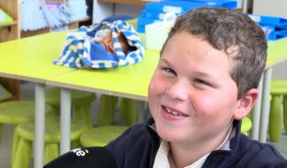 Mathys: 9 ans, accompagné par l’asbl Eqla dans son apprentissage