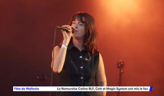 Magic System, Colt et la Namuroise Coline BLF ont mis le feu aux Fêtes de Wallonie
