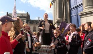 L’accueil traditionnel des cercles aux nouveaux étudiants à l'UNamur