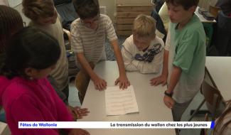 Fêtes de Wallonie: la transmission du wallon chez les plus jeunes