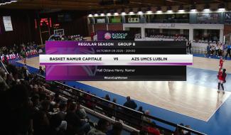 Eurocup : Défaite frustrante pour le Basket Namur Capitale face à Lublin