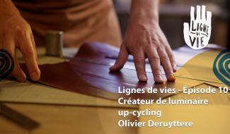 Ligne de vie:  Olivier Deruyttere, créateur de luminaire up-cycling