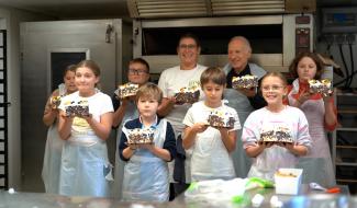 Pour ces sept enfants, c'était la cerise sur le gâteau !