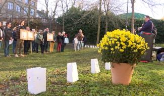 Un hommage rendu aux personnes décédées de la rue