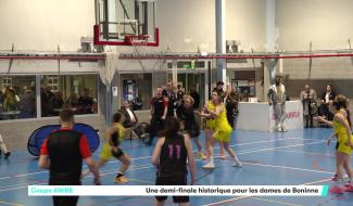 1/2 finale AWBB : Boninne n'a pas fait le poids face à Huy