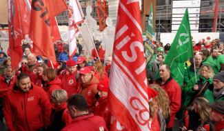 Namur : les syndicats mobilisés contre les réformes du gouvernement Arizona