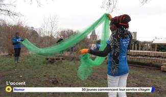 Les jeunes namurois se lancent dans leur service citoyen !