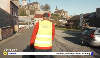 A Floreffe, Bernard est un ambassadeur bénévole de la propreté