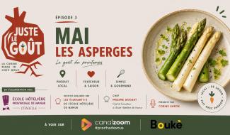 À la découverte des asperges de printemps avec Juste le goût