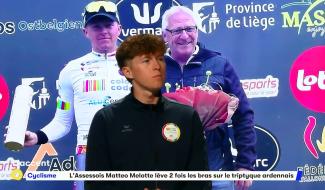 L'Assessois Matteo Melotte double vainqueur d'étapes sur le Triptyque Ardennais