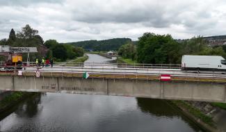 Entre Flawinne et Malonne, le pont de Bauce sera à nouveau accessible le 4 septembre