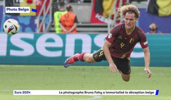 Le photographe Bruno Fahy immortalise la déception belge