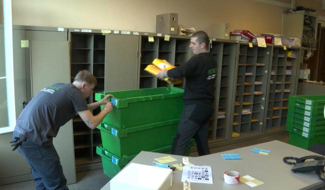 Namur : la migration vers le nouveau palais de justice a commencé