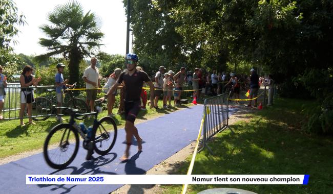 Triathlon de Namur 2025 : un nouveau vainqueur sur la distance olympique