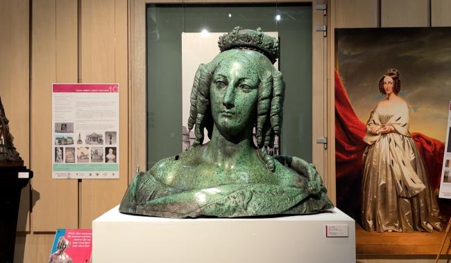 Philippeville : Le buste de la statue originelle de Louise-Marie va être déclassé