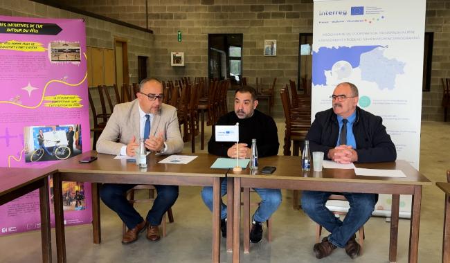 Viroinval, Fumay et Vireux-Molhain lancent le projet transfrontalier de mobilité "Interval"